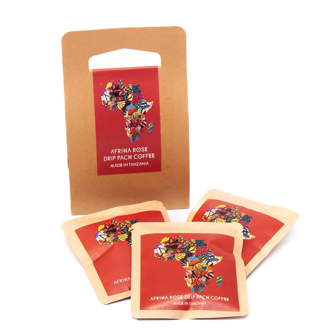 AFRIKA ROSE オリジナル］ DRIP PACK COFFEE と花束【M】