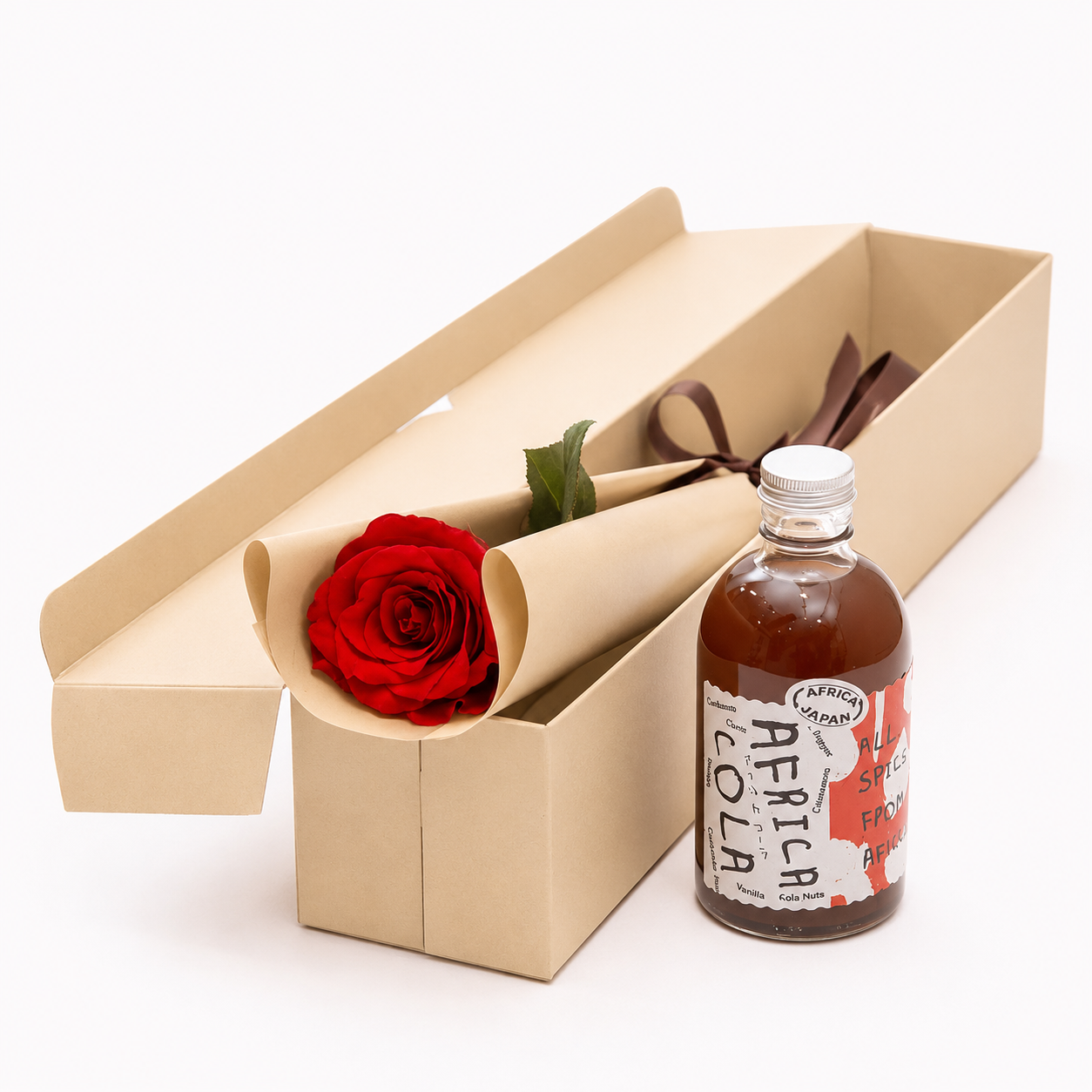 1輪ギフトBOXと「AFRICA COLA」