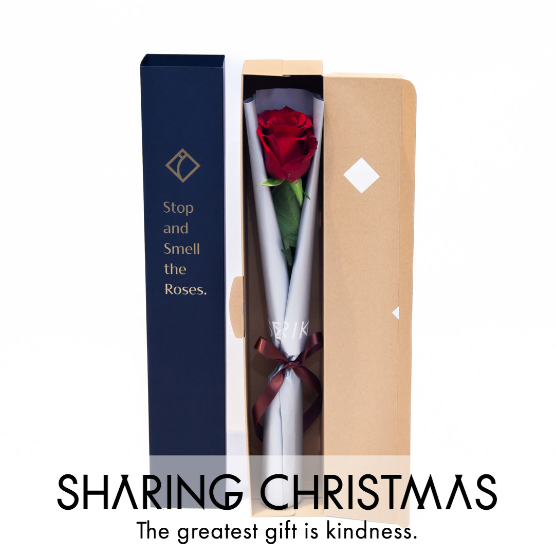 【お届け日限定】ONE ROSE BOX［RED ROSE］