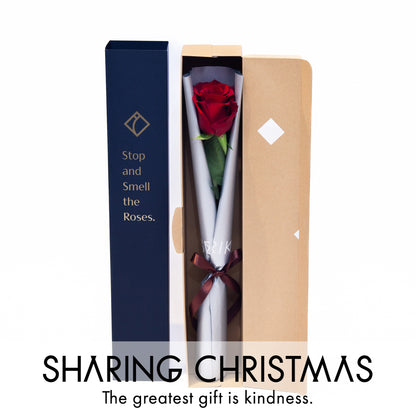 【お届け日限定】ONE ROSE BOX［RED ROSE］