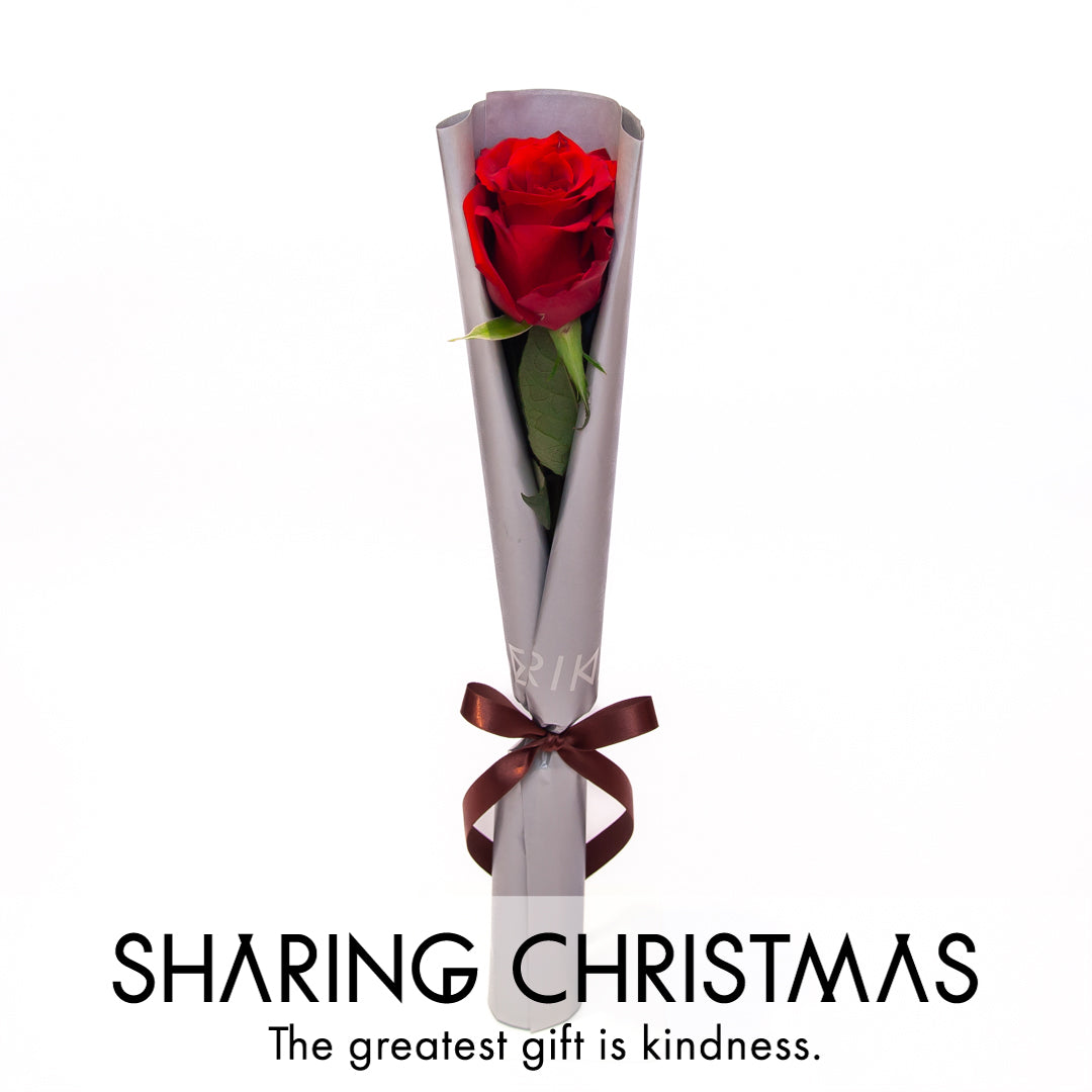 【お届け日限定】ONE ROSE BOX［RED ROSE］