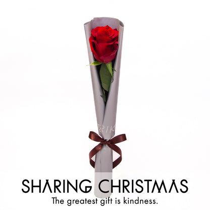 【お届け日限定】ONE ROSE BOX［RED ROSE］