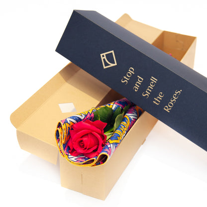 ONE ROSE BOX「樹平線〜juheisen〜」バンダナラッピング