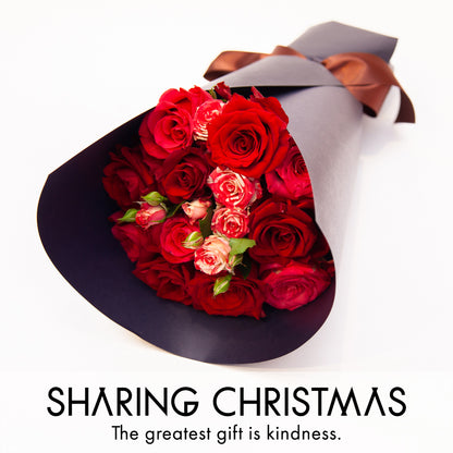 【お届け日限定】CHRISTMAS BOUQUET 12 ［RED］