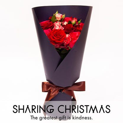 【お届け日限定】CHRISTMAS BOUQUET 12 ［RED］