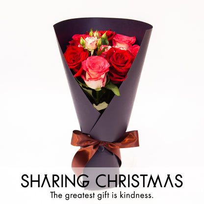 【お届け日限定】CHRISTMAS BOUQUET 8 ［RED］