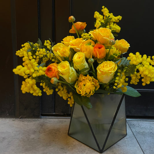 シーズナルローズブーケ【MIMOSA】