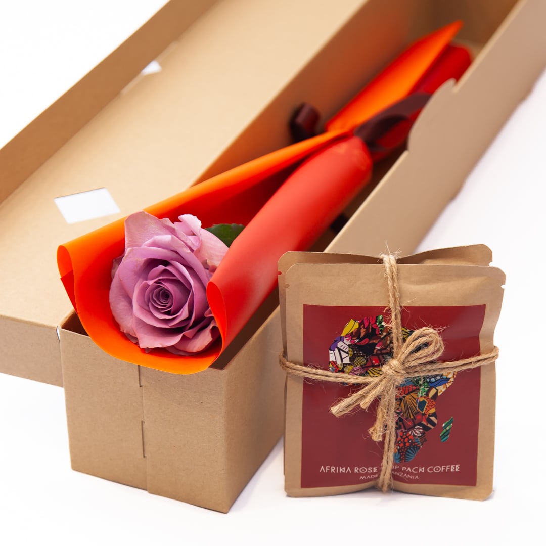 AFRIKA ROSE オリジナル］ DRIP PACK COFFEE と1輪ギフトBOX