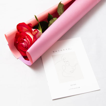 ［言葉のギフトで世界を変える］ROSE & LETTER BOOK